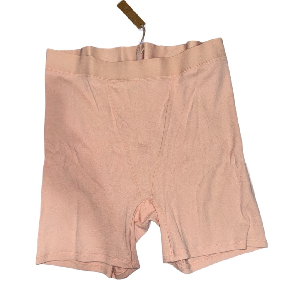 SKIMS Size 2X Women COTTON RIB BOXER Color Quartz 2XL #PN-HWS-0194